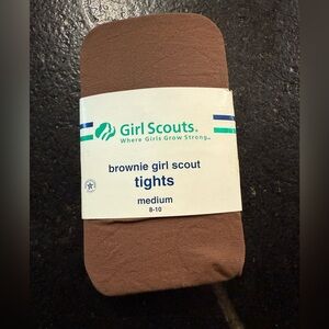 Vintage Brownie Girl Scout Tights New Old Stock (10-12)